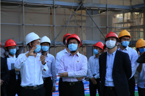 杨柳同志调研广州市废弃物安全处置中心二期项目
